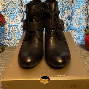 Born Crown Brown Leather Booties size 9.5